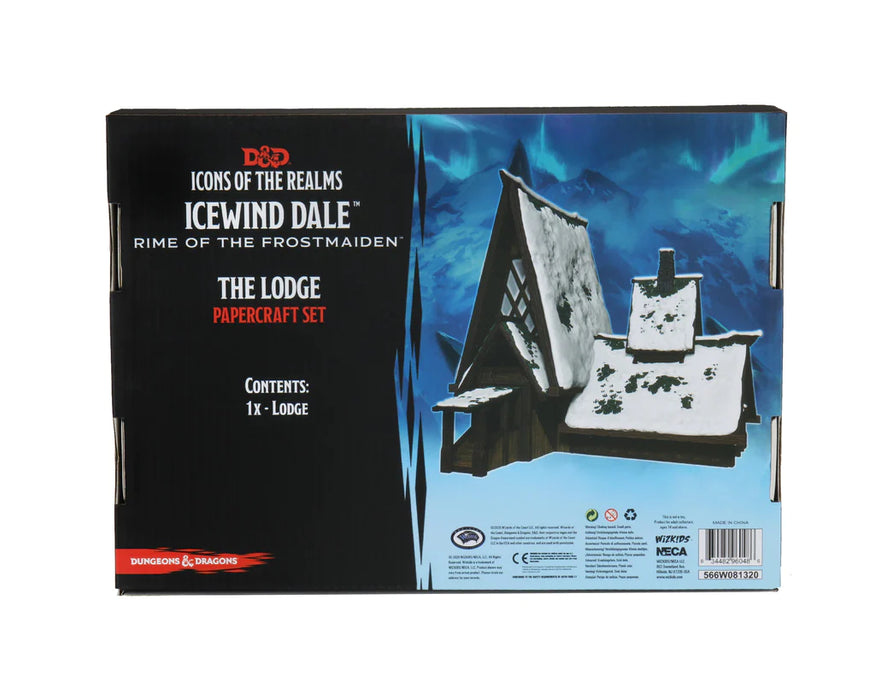 D&D Icons of the Realms: Icewind Dale: Rime of the Frostmaiden - The Lodge Papercraft Set