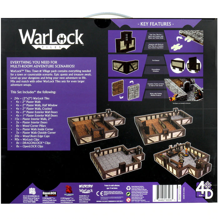 WarLock Tiles: Base Set - Town & Village