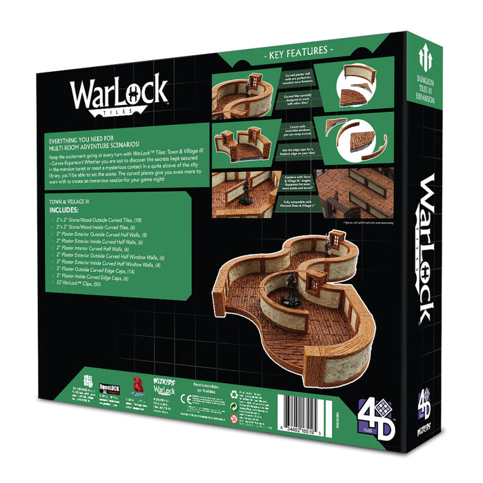 WarLock Tiles: Expansion - Town & Village III - Curves