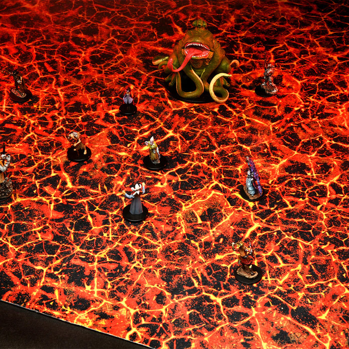 Warlock Tiles: Game Mat: Magma Chamber