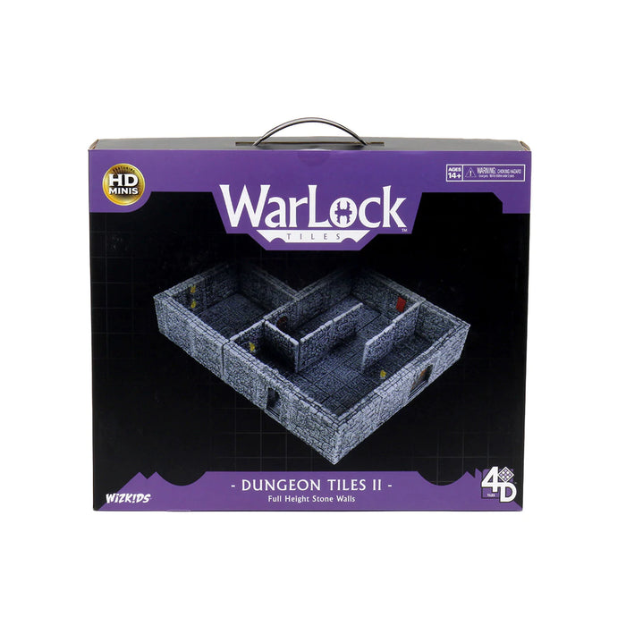 WarLock Tiles: Base Set - Dungeon Tiles II – Full Height Stone Walls