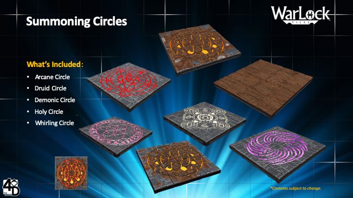 WarLock Tiles: Summoning Circles